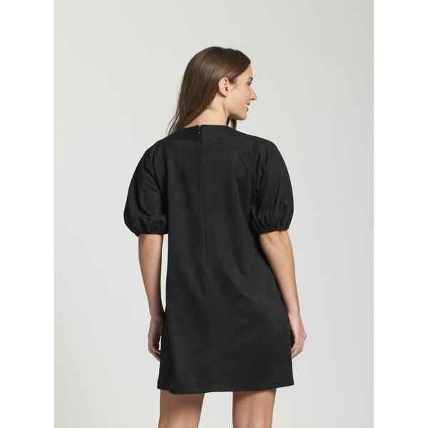 Suede Lace Up Dress