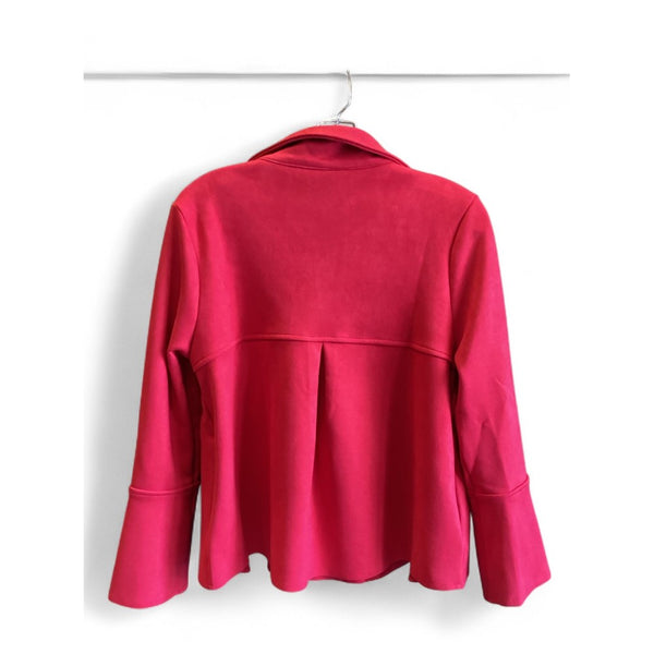 Red Ultrasuede Jacket