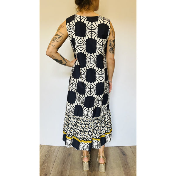 Ruffle Hem Dress - Long