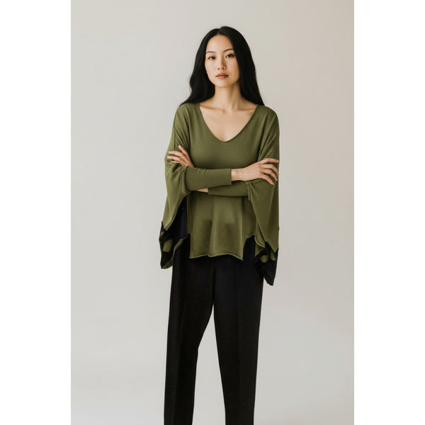 Swiss Olive Sweater
