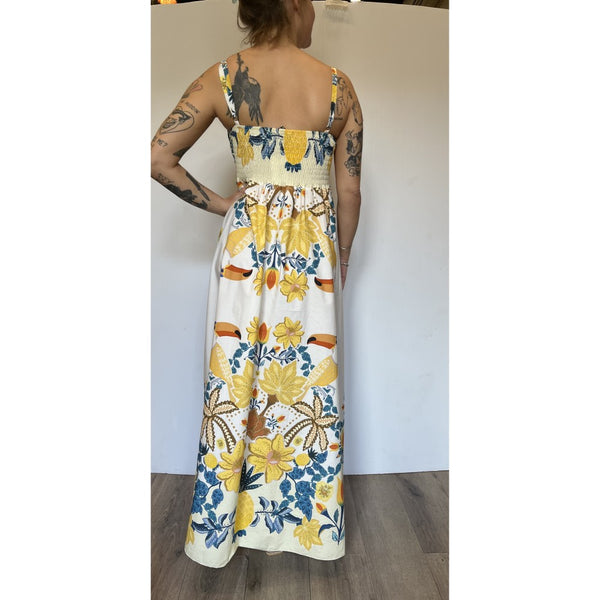 Yellow Toucan Dress