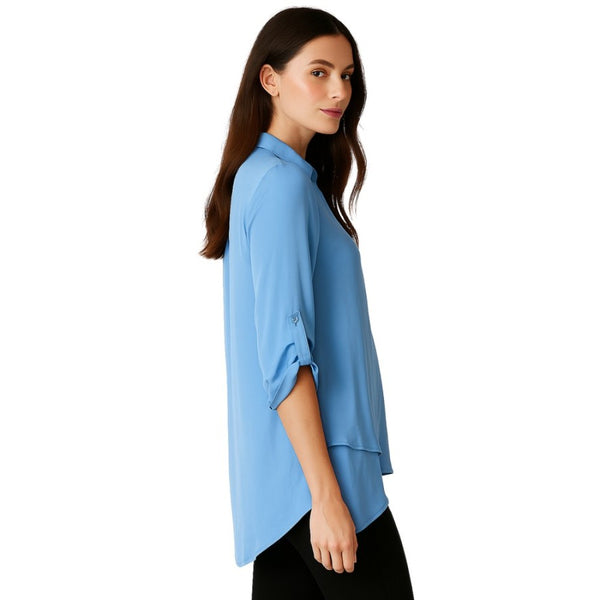 Airflow Blouse- Blue
