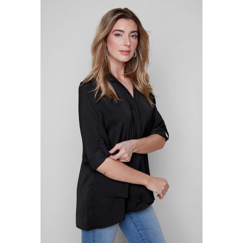 Airflow Blouse (Available in Black or Blue)