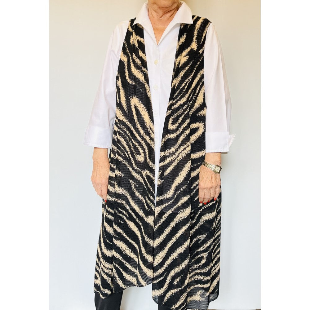 Animal Print Vest