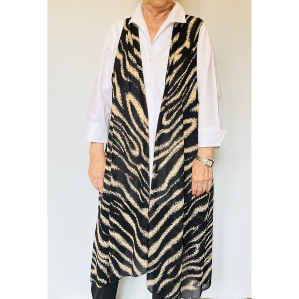 Animal Print Vest