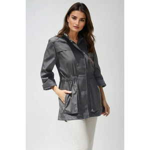 Anna Raincoat (Available in Black, Olive, or White)