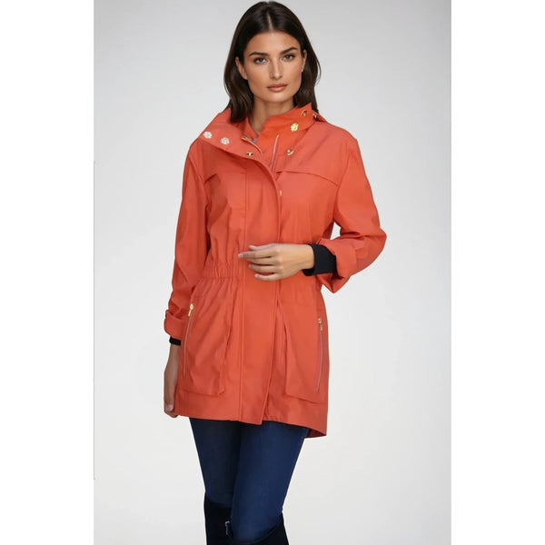 Anna Raincoat (Available in Purple, Red, or Hermes Orange)