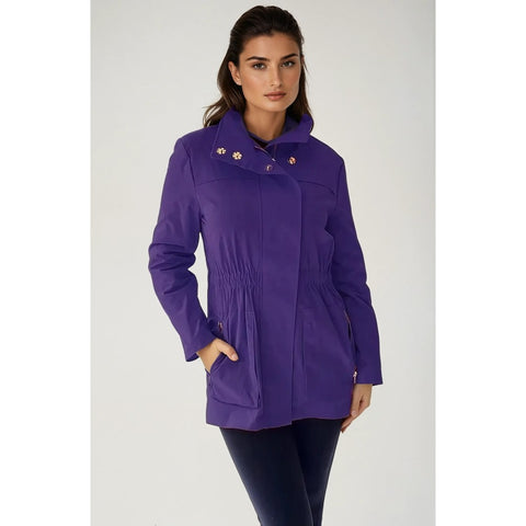 Anna Raincoat (Available in Purple, Red, or Hermes Orange)