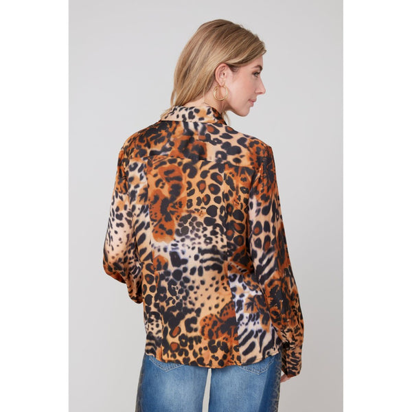 Animal Print Blouse