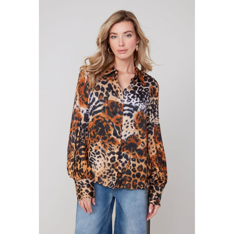 Animal Print Blouse
