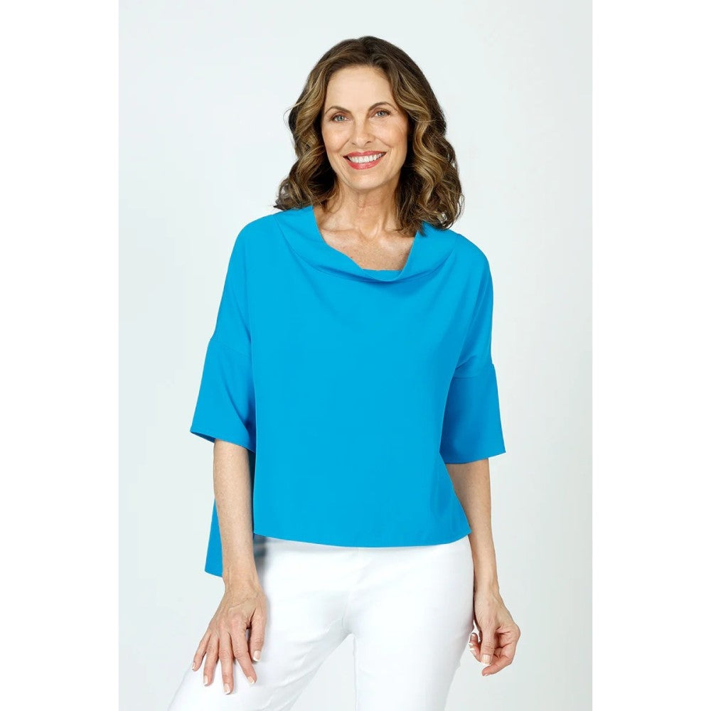 Audrey Top (Available in Turquoise or Hot Pink)