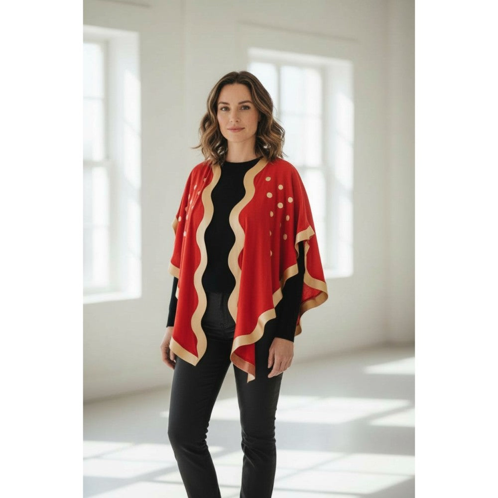 Hand-Painted Silk Wrap