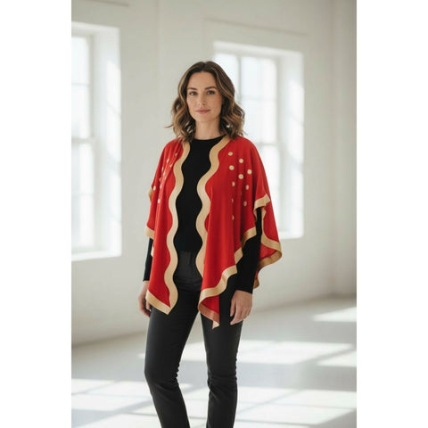 Hand-Painted Silk Wrap