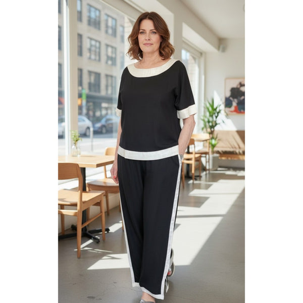 Black Linen Set