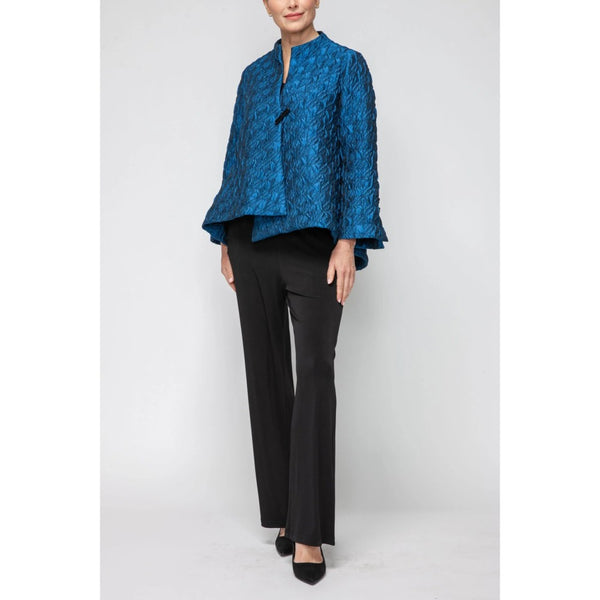 Teal Asymmetrical Jacket