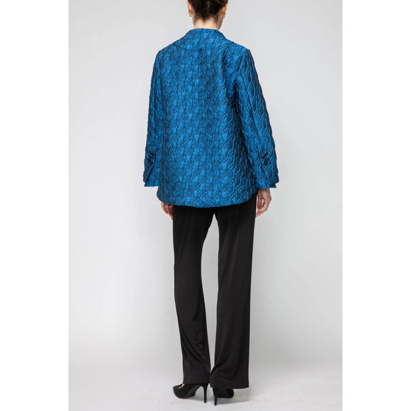 Teal Asymmetrical Jacket