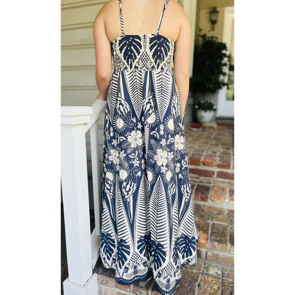 Desiree Dress (Available in Blue or Red)
