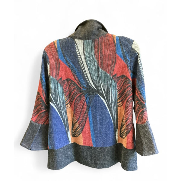 Charcoal Leaf Jacket