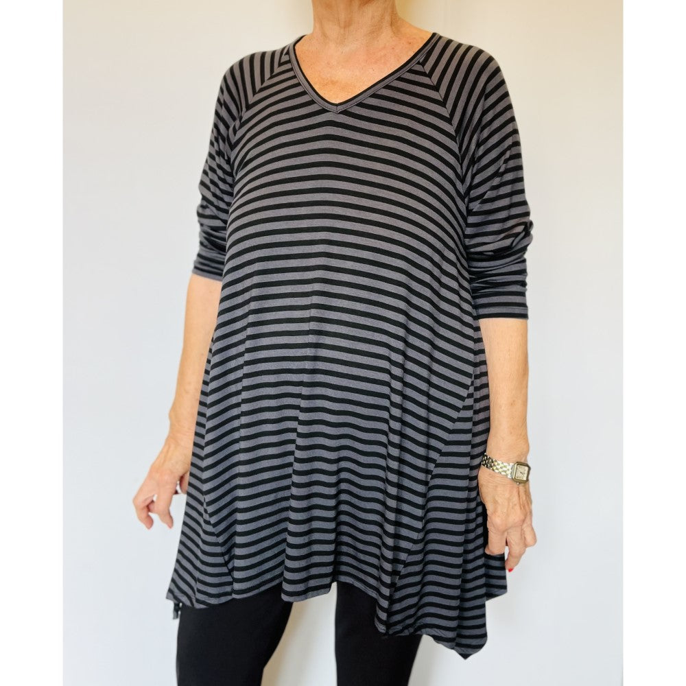 Modal Charcoal Tunic