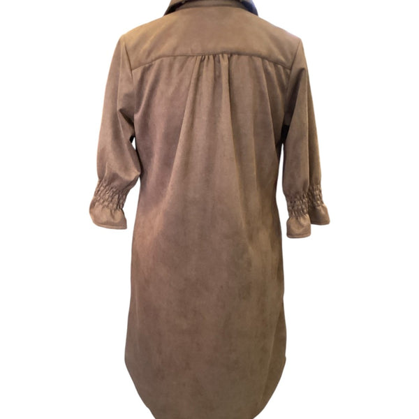 Cocoa Ultrasuede Dress