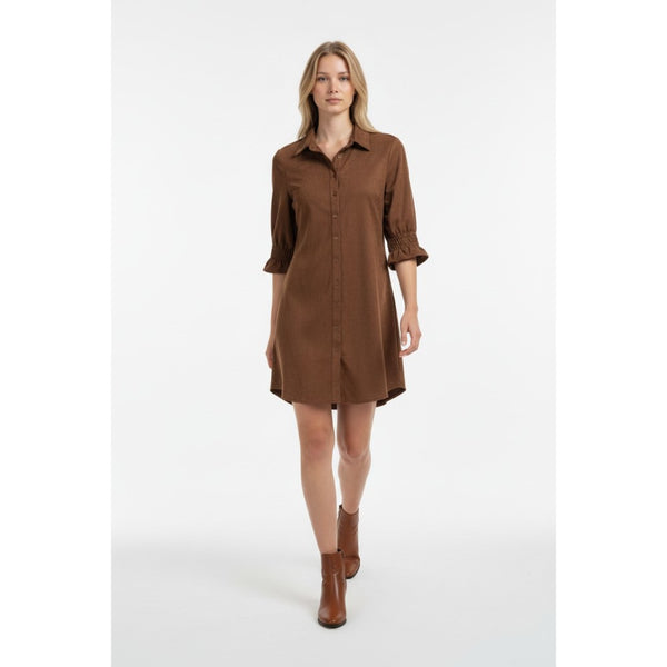 Cocoa Ultrasuede Dress