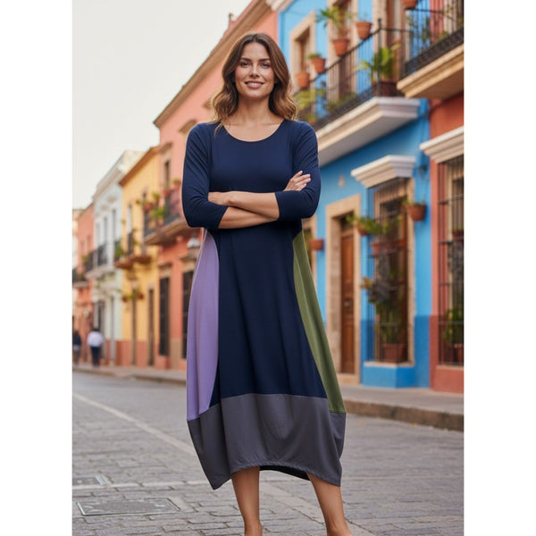 Colorblock Dress