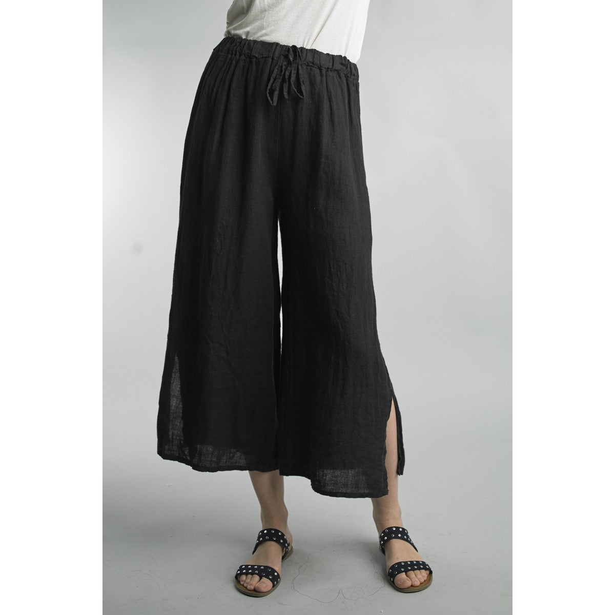 Linen Crop Pant (Available in 5 colors)