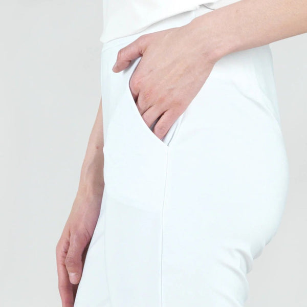 Travel Knit Pull On Pant White