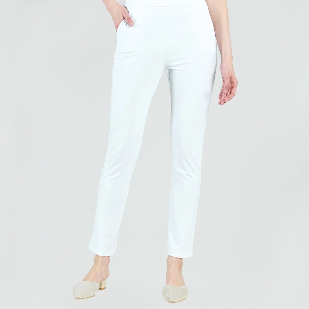 Travel Knit Pull On Pant White