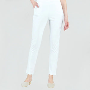 Travel Knit Pull On Pant White
