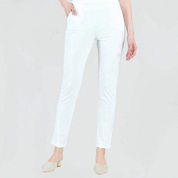Travel Knit Pull On Pant White