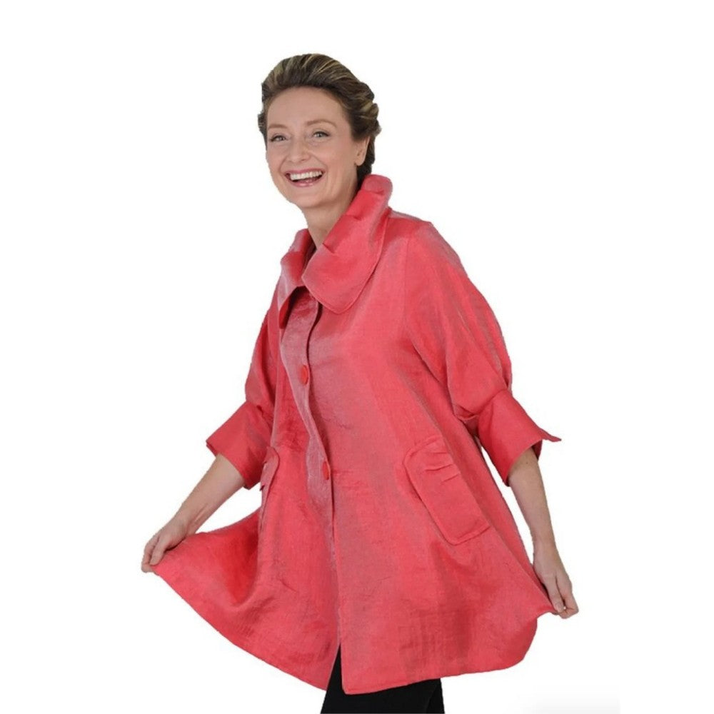 The Jacket (Available in Coral, Red, or Soft Pink)