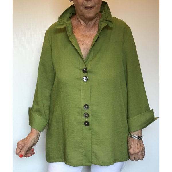 Elsie Jacket (Available in Basil or Paprika)