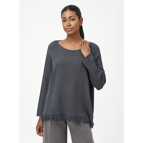 Fringed Hem Sweater