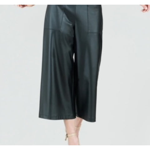 Faux Leather Gaucho