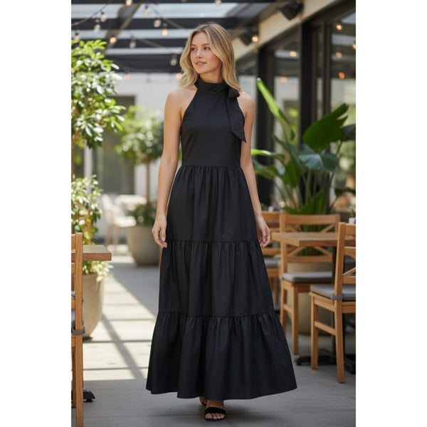 Tie Neck Dress