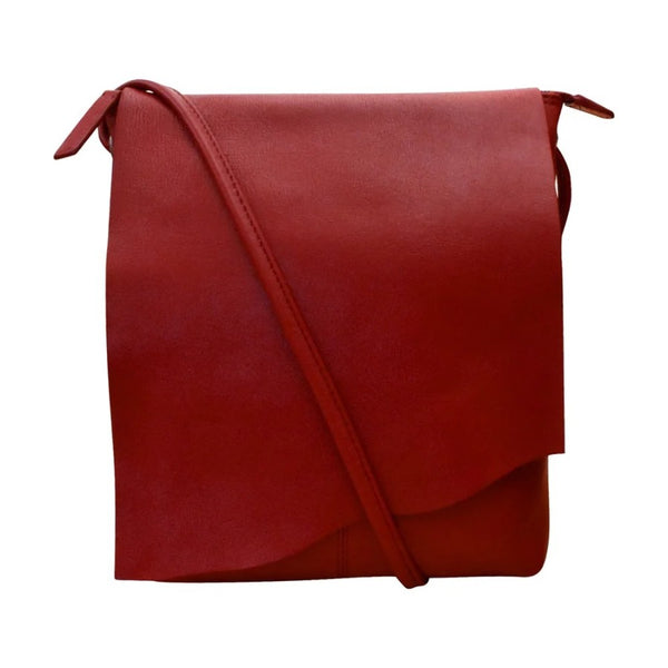 Midi Crossbody Bag (Available in Black, Red, or Saddle)