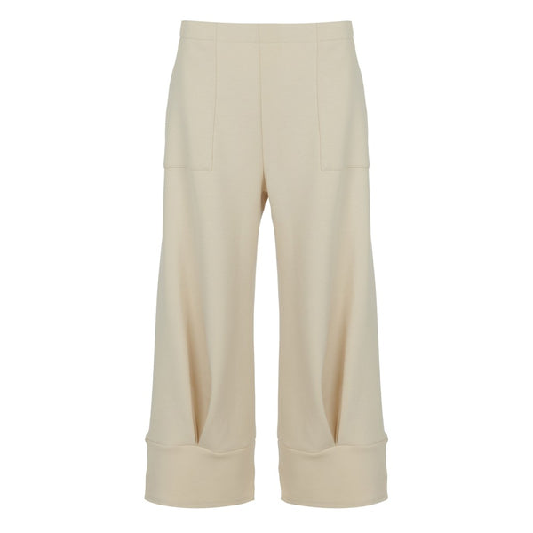 Inverted Pleat Pant (Available in Black or Ivory)