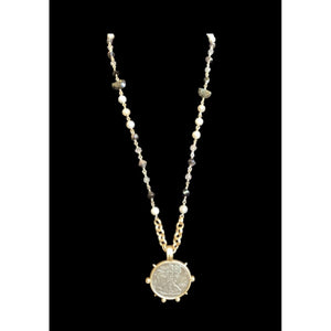 Liberty Coin Necklace Set