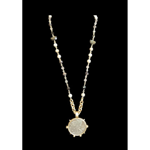 Liberty Coin Necklace Set