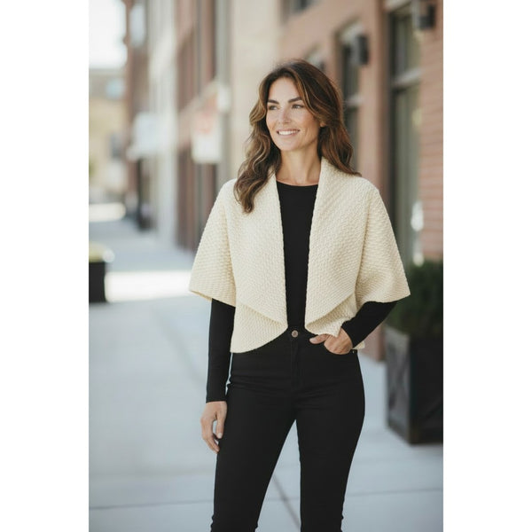 Cropped Jacket (Available in Chartreuse, Black, Ivory, or Rust)
