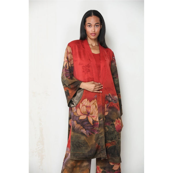 Reversible Merlot Kimono