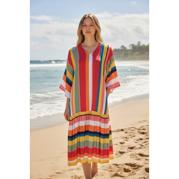 Multi Stripe Dress