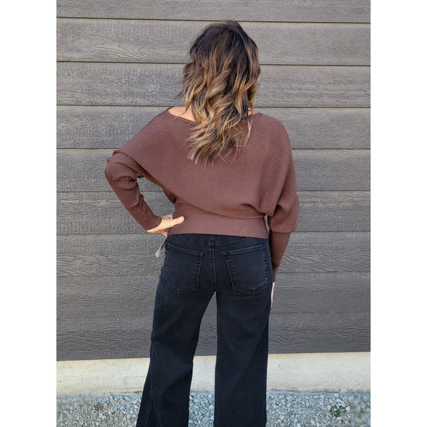 Off Shoulder Sweater