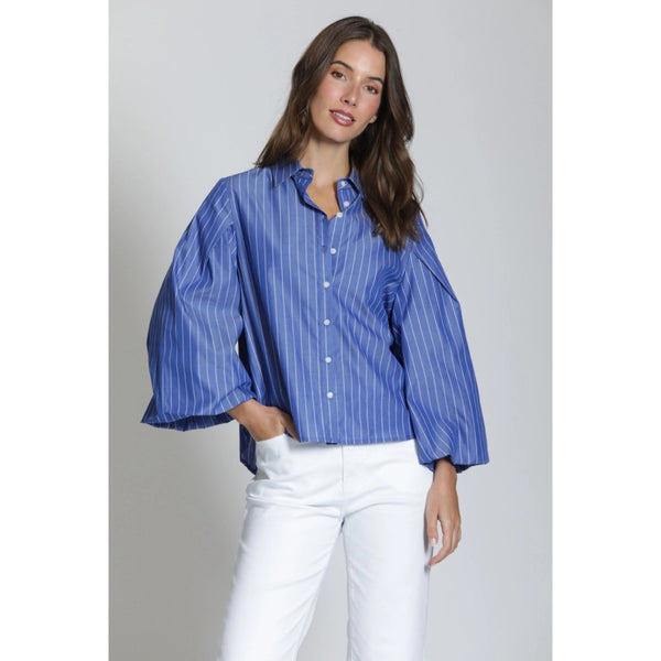 Pinstripe Blouse
