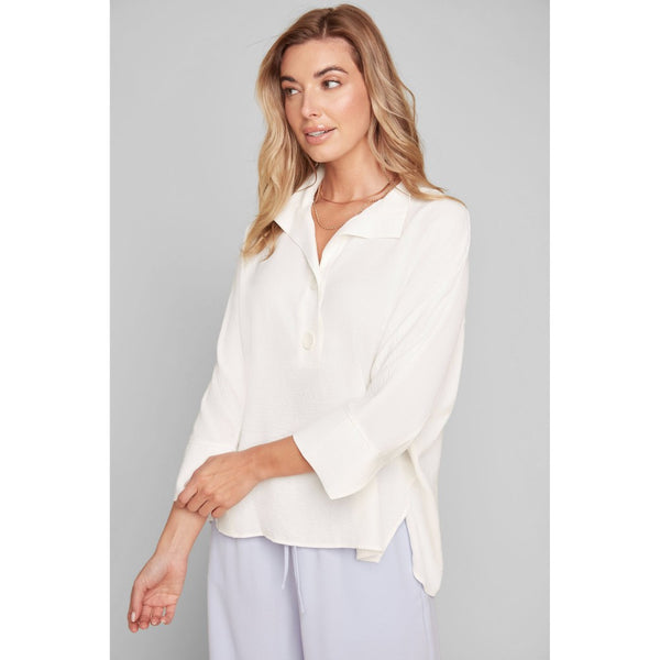 Queenie Blouse (Available in Black, Blue, Cream, or Magenta)
