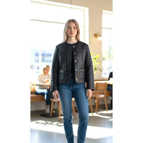 Quilted Crop Jacket