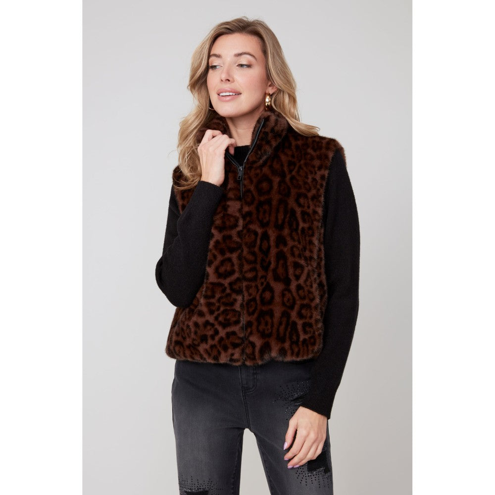 Animal Print Vest