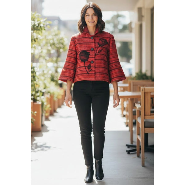 Roses and Stripes Jacket
