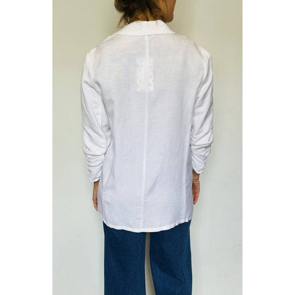 Linen Blazer (Available in Black or White)